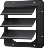10 Inch Aluminum Automatic Shutter Louver Vent (No Fan Blades and Motor) for Home Attics, Workshops, Barn, Greenhouse