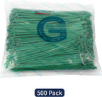 XINGO 8 Inch Green Cable Zip Ties (500 Pack), 40 Lbs Tensile Strength-Heavy Duty, Self-Locking Nylon Plastic Nylon Wire Ties for indoor and outdoor use