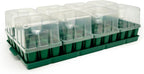 Vego garden Seedling Suite Products, 8 Pack Standard Seedling Trays with Seedling Tray Lids and 10" x 20" Bottom Watering Trays