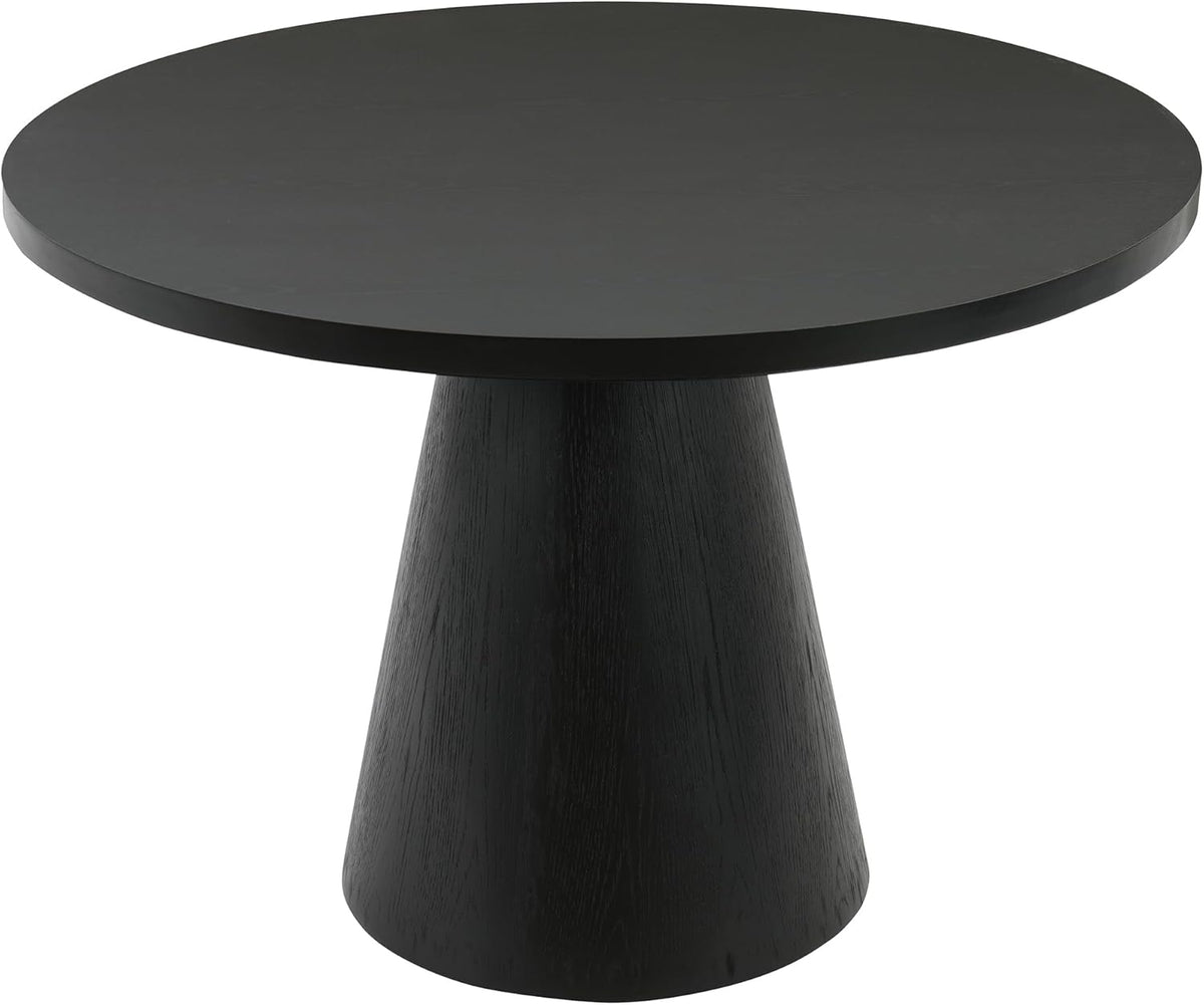 ERYE Wooden Round Dining Table Stable for Home Apartment, Contemporary Round Dinner Table with Natural Wood Grain Variation, Easy to Assemble, 44"