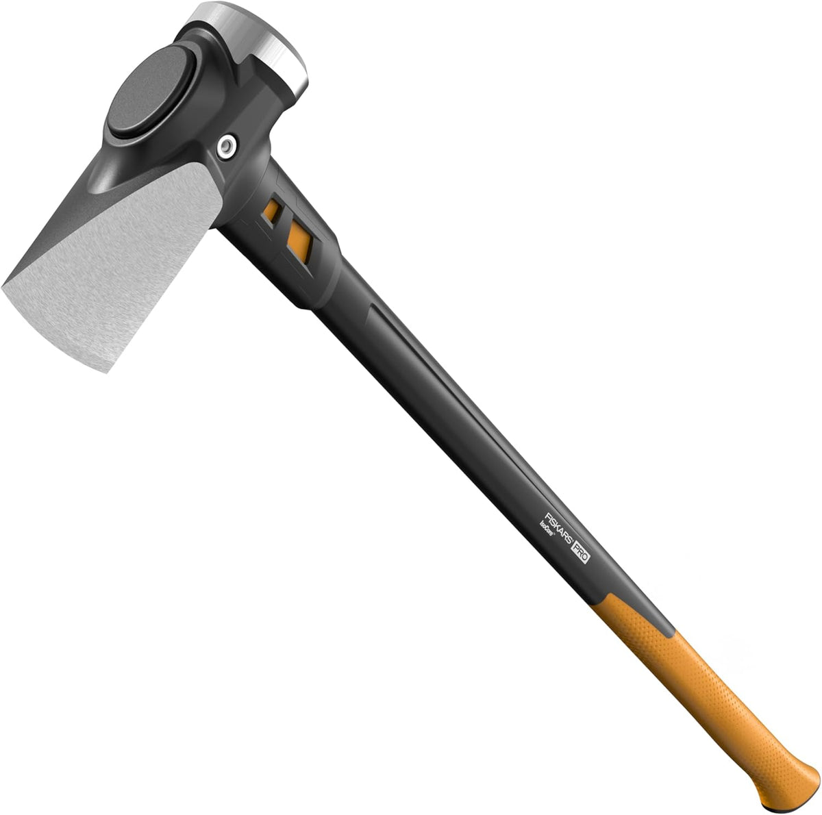 Fiskars 8 lb. Splitting Maul - 36" Shock-Absorbing, Comfort Grip Handle - Rust Resistant Forged Steel Blade - Wood Splitter Maul for Hardwood - Split Wood for Campfires - Bushcraft Gear