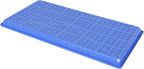 SUNPACK 10" x 20" Heavy Duty Mesh Plastic Seed Starting Tray, Blue, 1" (Pack of 30) - Ensures Water Drainage and Aeration, Perfect for Greenhouses or Indoor Gardening