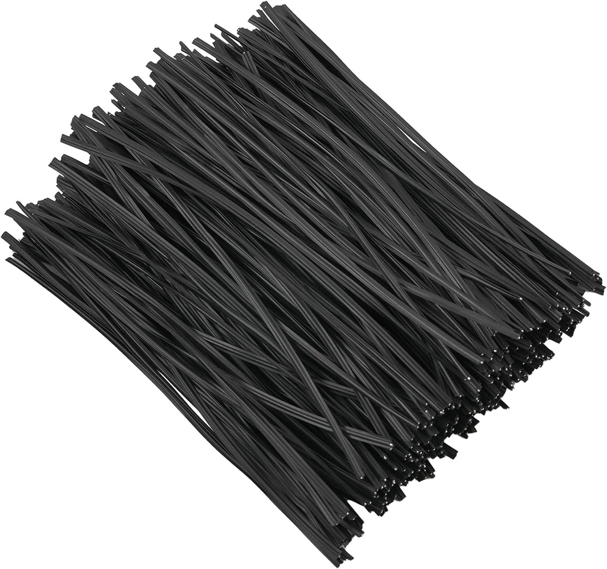 300 pcs 5 inches Black Plastic Twist Ties, Cable Ties, for Bags, Gardening Tools