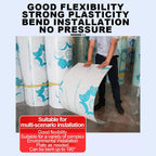 Daylighting Roof Panels Outdoor Sunshade Canopy Panels Greenhouse Panels Not Easy to Deform Easy to Assemble for Outdoor Shed Panels.(Blue,2.62x9.8ft)
