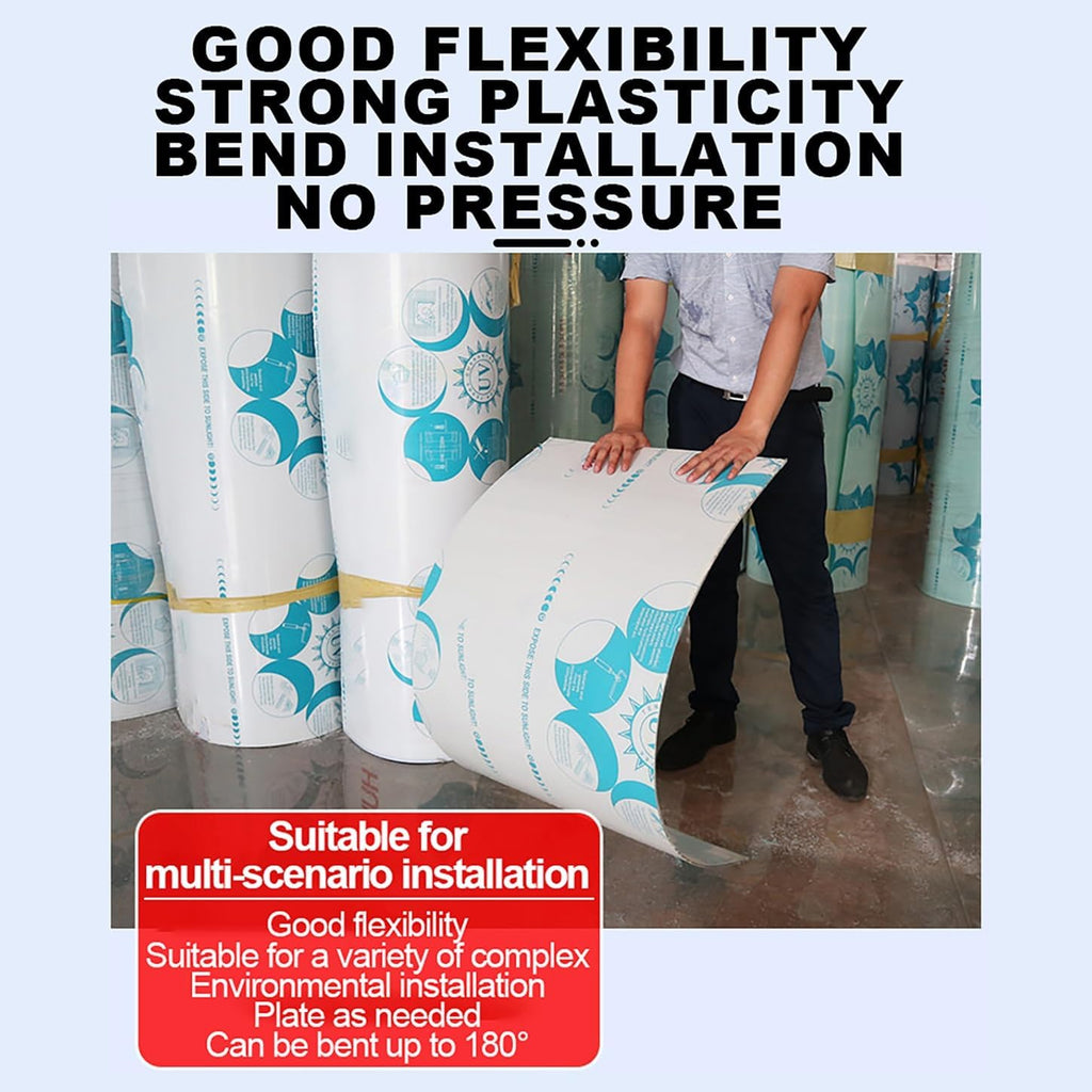 Daylighting Roof Panels Outdoor Sunshade Canopy Panels Greenhouse Panels Not Easy to Deform Easy to Assemble for Outdoor Shed Panels.(Transparent,3.3x9.8ft)