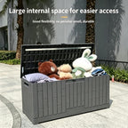 4.deck Boxes Outdoor Waterproof, Package Delivery Boxes For Outside, Features Extra-large Storage Space, Outdoor Storage Box With Lock Slot, for A Wide Range Of Applications(X-Large)