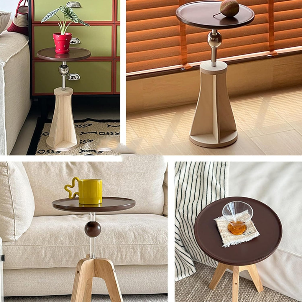 Movable Small Side Table for the Living Room or Bedside—Suitable as a Decorative Accent or a Functional Piece for a New Home