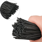 300 pcs 5 inches Black Plastic Twist Ties, Cable Ties, for Bags, Gardening Tools