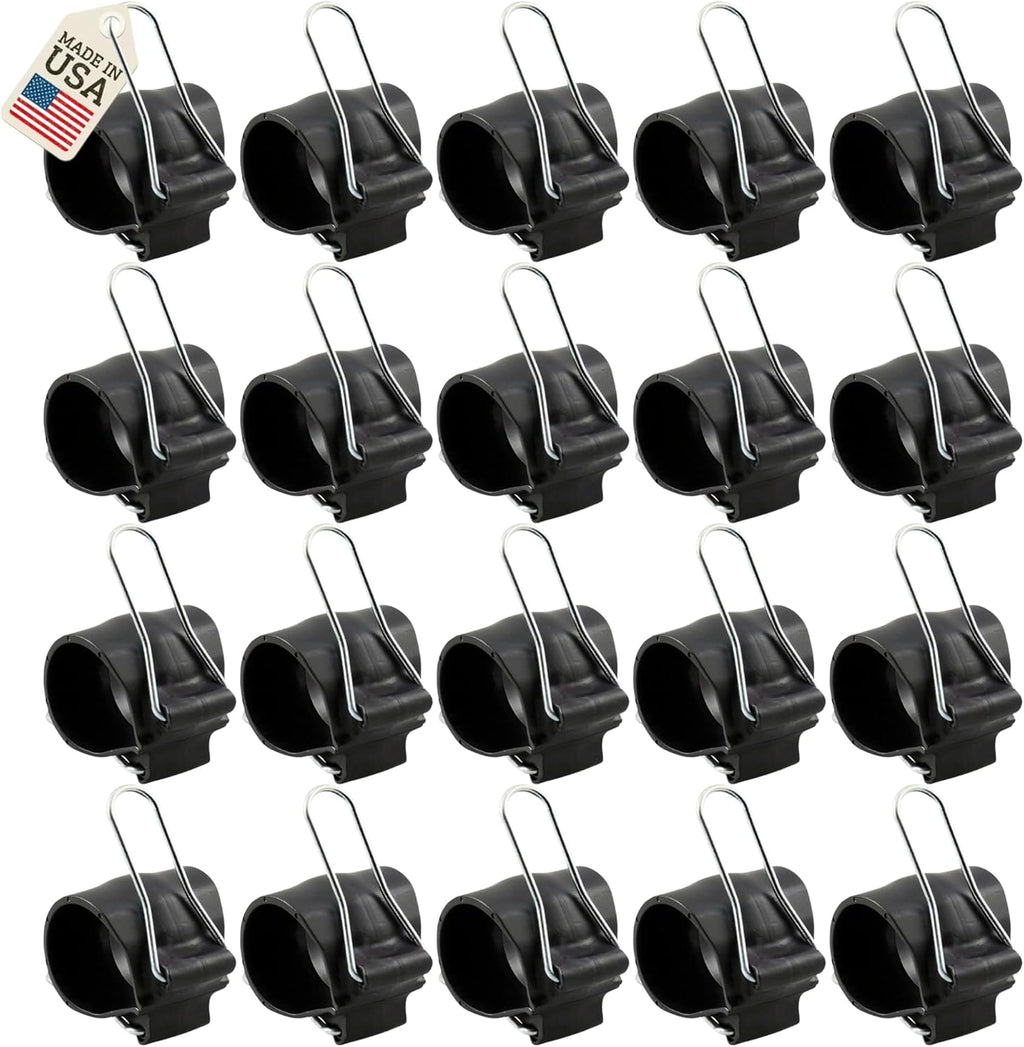Reusable Plant Clips Made in USA – Orchid Clips, Plant Support Clips & Cord Clips – Heavy-Duty, Weather-Resistant & Durable – Secure Stems, Vines, Wires, Cables, Tomato Plants– Indoor & Outdoor