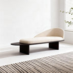 Modern Wooden Bed-end Bench in Hotel Bedroom Showroom Dressing Room Shoe-Changing with Backrest Entryway(XL)