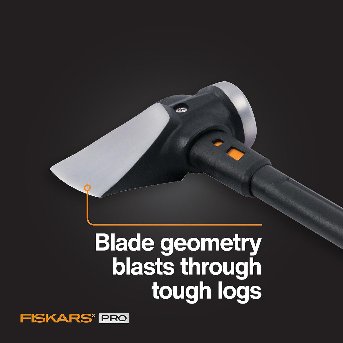 Fiskars 8 lb. Splitting Maul - 36" Shock-Absorbing, Comfort Grip Handle - Rust Resistant Forged Steel Blade - Wood Splitter Maul for Hardwood - Split Wood for Campfires - Bushcraft Gear