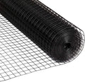 Fencer Wire 16 Gauge Black Vinyl Coated Welded Wire Mesh Size 1.5 inch by 1.5 inch (2 ft. x 50 ft.)