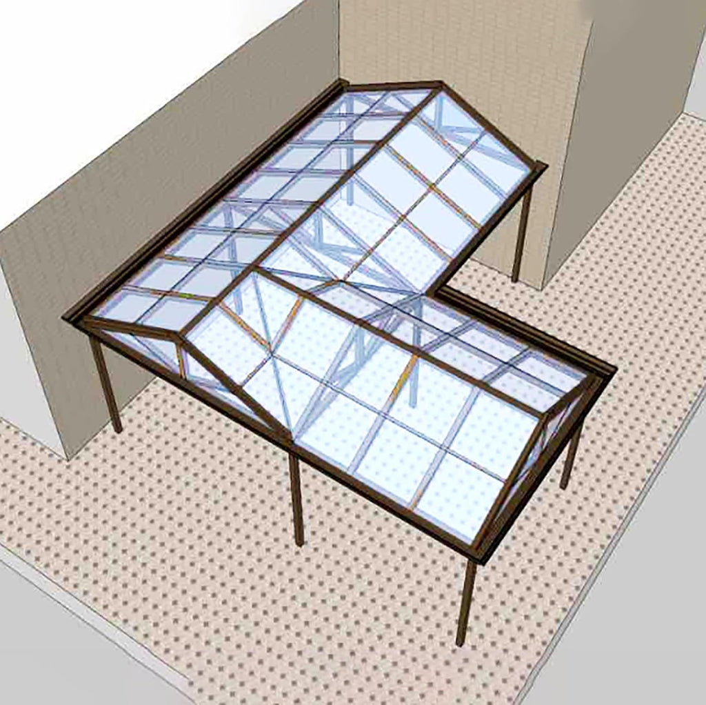 Greenhouse Panels Daylighting Roof Panels Transparent Greenhouse Panel Easy to Bend and Cut for Outdoor Gardens Greenhouses.(Transparent,4x3.3ft)