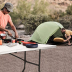 5FT Fold-in-Half Folding Table | 330 lb, Carry Handle