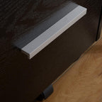 HOMCOM Office Desk Storage Cabinet on Wheels 3 Drawers 1 Lockable 1 Sorter File Folder Wooden Black
