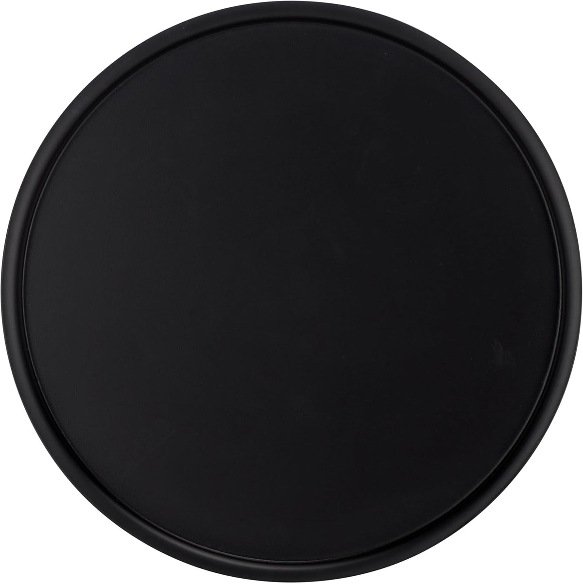 SAFAVIEH Home Collection - Avony Modern Side Table, Black Metal Round Pedestal Accent Table, Fully Assembled (ACC5505A)