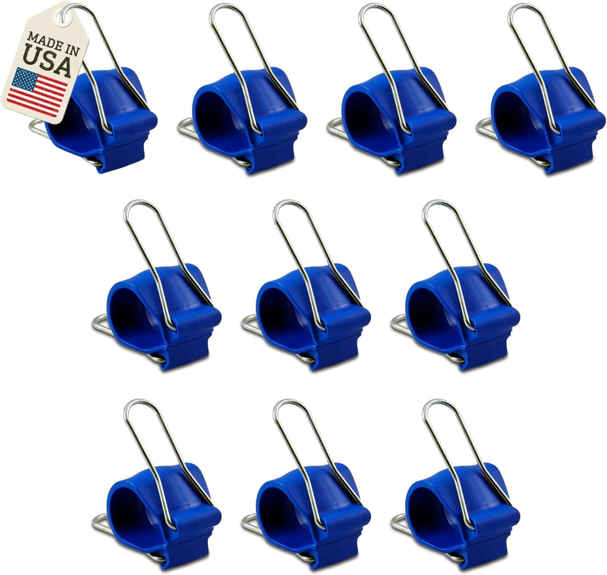 Reusable Plant Clips Made in USA – Orchid Clips, Plant Support Clips & Cord Clips – Heavy-Duty, Weather-Resistant & Durable – Secure Stems, Vines, Wires, Cables, Tomato Plants– Indoor & Outdoor