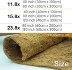 Coco Coir Liner, Yarrdfir 16x120 inch Natural Coconut Liners for planters Flower Basket, Natural Coconut Fiber mat, Garden Decoration, Animal pet pad, Reptile Carpet, Snow Mat