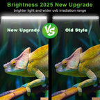 LUCKY HERP T8 30W UVB 5.0 Reptile Light, UVA UVB Reptile Light Bulb 2 Pack, Fluorescent Lamp for Reptiles Amphibians Lizards Chameleons