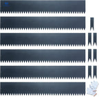 Metal Landscape Edging 6 Pack 40" L x 6" H,Galvanized Bendable Metal Garden Edging,Hammer- in Steel Landscape Edging with a Pair of Gloves and 7 Clips,Navy Blue (20 FT Total)