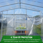 Farm Plastic Supply - Window Covering - 15 Mil - Window Covering, Window Cover, Porch Cover, Porch Screen, Storm Window, Plastic Cover (4.5' x 35')