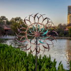 Stargarden Wind Spinners Outdoor Metal Large 360 Degrees Kinetic Wind Sculptures& Spinners Yard Art Outdoor Garden Decor