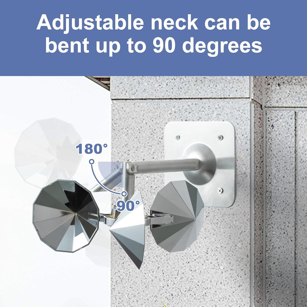 OFFO Bird Scare Reflective Device, Bird Reflector Keep Pigeon Woodpeckers and Sparrows Away for Outdoor Use Boats Roofs Gardens