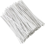 300 pcs 5 inches White Plastic Twist Ties, Cable Ties, for Bags, Gardening Tools