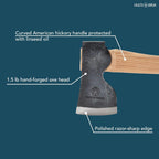 Hults Bruk 840771 Spika Hunting & Forest Axe - 1.5 lb Head, 17.5" Handle