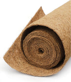 Coco Liner Roll, Extra Large 24x160 inch Natural Coconut Liners for Planter Flower Basket, Natural Coconut Fiber mat, Garden Decoration, Animal pet pad, Reptile Carpet