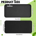 Vesici 1 Set/2 Pcs Large Self-Watering Plant Trays (30"x15") and 3mm Capillary Mat-Automatic Watering System for Indoor/Outdoor Plants, Durable Plastic Seedling Trays for Potted Plant, Garden