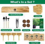 Bonsai Tree Kit, Complete Bonzai Tree Starter Kits with Tools, Unique DIY Gardening Gifts for Mom Women Men, Crafts Hobby Kits, Grow Bonsai Tree Live Indoor