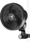 AC Infinity CLOUDRAY A6, Grow Tent Clip Fan 6” with Redesigned Long-Life EC Motor, Custom 10 Dynamic Wind Speeds, Weatherproof IP-54, Manual Swivel, for Hydroponics Circulation Cooling