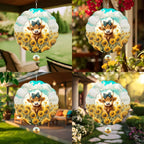 Peacock Hanging Wind Spinners for Women Men, 12 Inch Metal 3D, Stainless Steel Hanging Wind Catchers Sculpture for Outside, Christmas Decoration Garden, Unique Gift Xmas