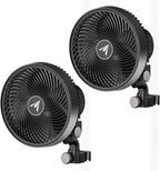 AC Infinity CLOUDRAY S9 2-Pack, Grow Tent Clip Fan 9” with Redesigned Long-Life EC Motor, Custom 10 Dynamic Wind Speeds and 10-Level Oscillation, for Hydroponics Circulation Cooling, 2-Count