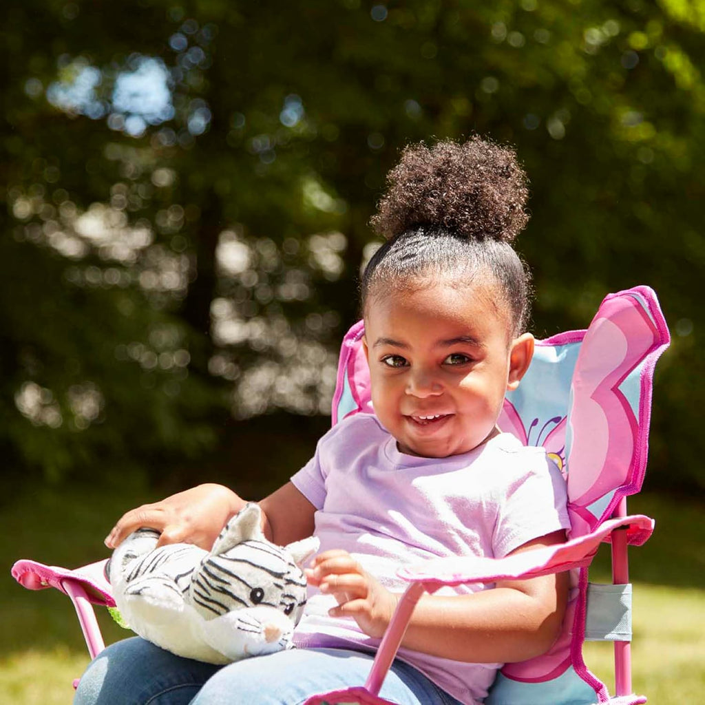 Melissa & Doug Sunny Patch Cutie Pie Butterfly Folding Lawn and Camping Chair