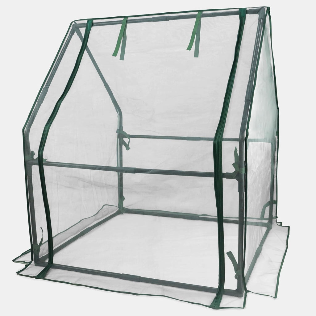 Gardzen Mini Greenhouse with Mesh Cover, Portable Outdoor Greenhouse, Enhanced Ventilation, Ideal for Spring, Summer & Fall 36.2"(L) x36.2(W) x42.5(H)