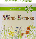 3D Hummingbird Heart Wind Spinner for Outdoor Decor, Stainless Steel Hanging Wind Sculpture, Garden Gifts for Mom, Mother’s Day, Rustproof Metal Yard Art for Patio, Porch, and Bird Lovers