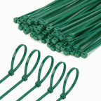 8 Inch Garden Green Zip Tie 1000 PCS, 40 Lbs - Small to Medium Zip Tie, Nylon PA66 UV Resistant Cable Tie Heavy Duty for Indoor and Outdoor Use - Ideal for bundling and securing objects