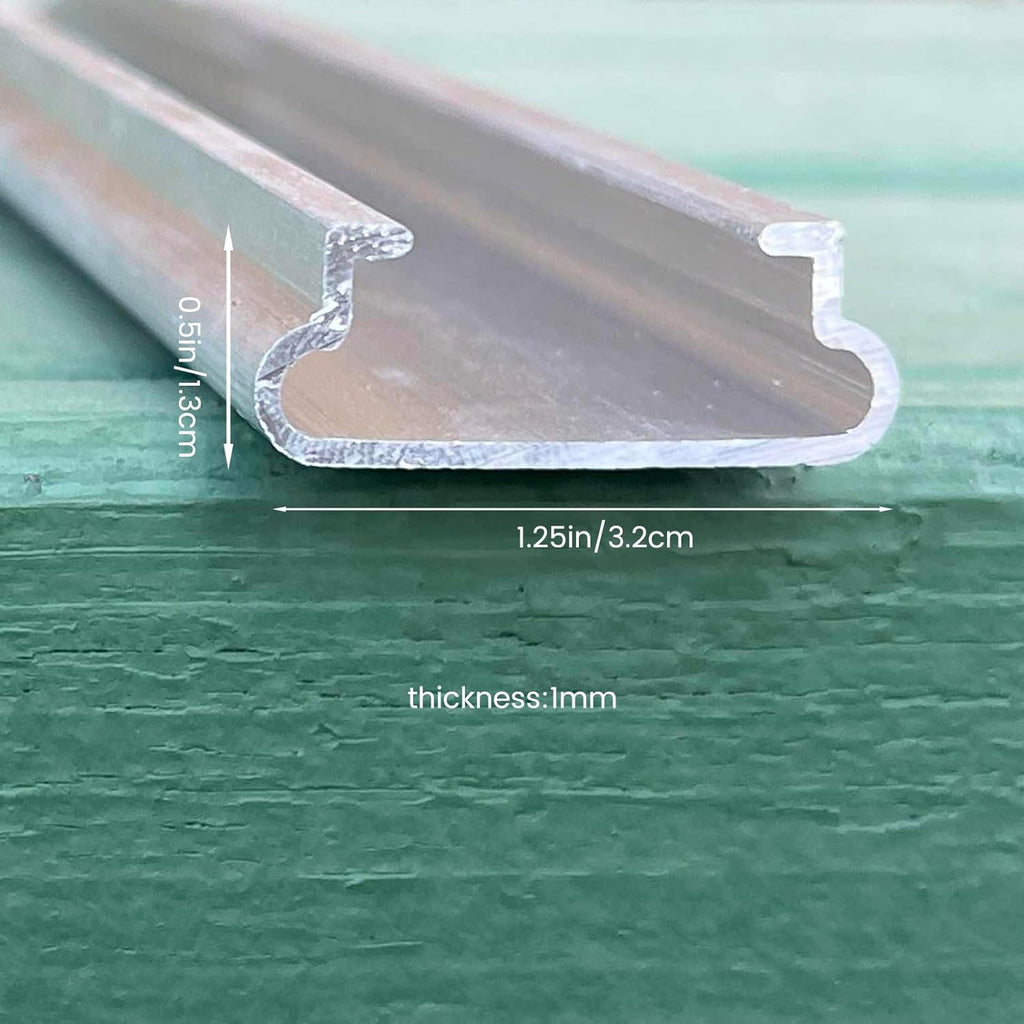 6.6 ft Set of 10 Greenhouse Spring Wire and Lock Channel Kit, PVC-Coated Wires and Aluminum Lock Channels for Greenhouse Plastic Film,Shade Cloth