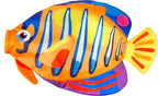 emma kites Royal Angelfish Windsock 30-inches Colorful Hanging Décor for Home Garden Backyard Deck Canopy Party Bike Flag