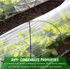 Farm Plastic Supply - Clear IRAC Greenhouse Plastic Sheeting - 6 Mil - (20' x 100') - 4 Year UV Resistant Infrared Anti-Condensate Green House Covering Thermal Greenhouse Plastic 6 mil