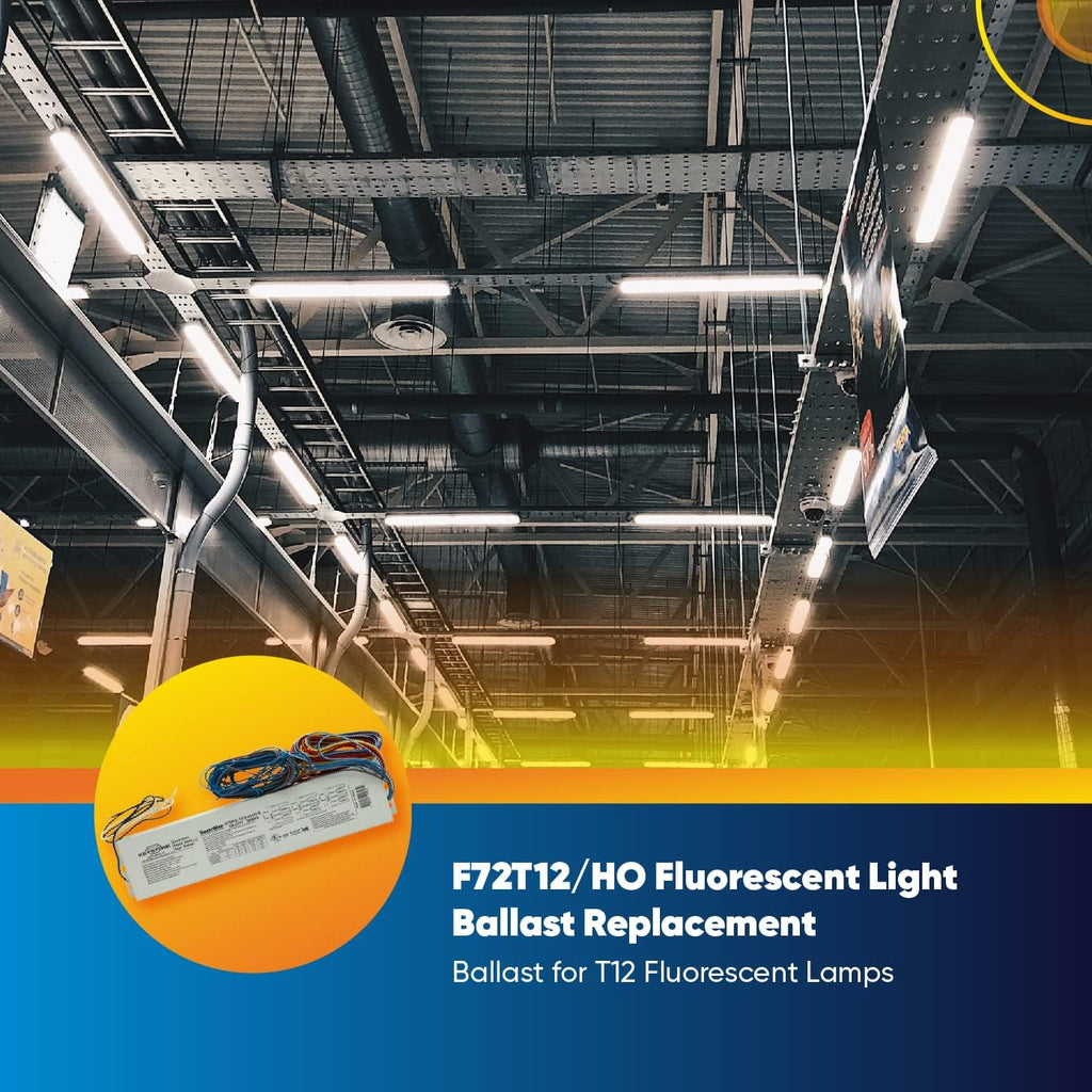 F72T12/HO Rapid Start Fluorescent Light Ballast Replacement for Advance Asb-1224-24-BL-TP by Technical Precision - 12-24 Ft. T12 2-4 Lamp Ballast for Signs and Outdoor Applications