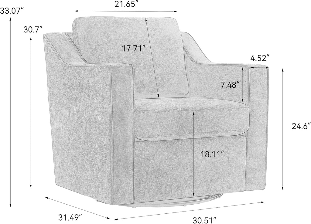 Faux Leather Swivel Accent Barrel Chairs Set of 2, Coffee