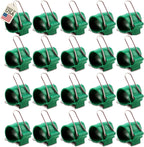 Reusable Greenhouse Clips Made in USA – Orchid Clips, Plant Support Clips & Cord Clips – Heavy-Duty, Weather-Resistant & Durable – Secure Stems, Vines, Wires, Cables, Tomato Plants – Indoor & Outdoor