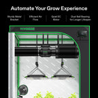 VIVOSUN Smart Air Filtration PRO G6 Kit 6", AeroZesh G6 Inline Duct Fan w/GrowHub E42A Temp. Humidity WiFi-Controller, Carbon Filter & Ducting, Cooling & Ventilation System for Grow Tent, Hydroponics