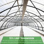 Farm Plastic Supply - White Greenhouse Plastic Sheeting - 6 mil - (32' x 50') - 4 Year UV Resistant Poly Greenhouse Film, 55% Light Transmission Hoop House Cover for Gardening, Agriculture