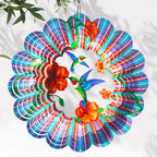 Hummingbird Wind Spinner,Hummingbird Gift for Women/Mother/Father,12In Stainless Steel 3D Wind Spinner Hanging Kinetic Yard Garden Christmas Ornaments,Outdoor & Indoor Wind Sculptures