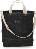 Barebones Neelum Large Waxed Canvas Tote Bags - Heavy Duty Canvas Bag and Reusable Grocery Bag