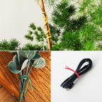 300 pcs 5 inches White Plastic Twist Ties, Cable Ties, for Bags, Gardening Tools